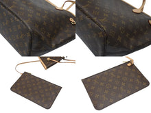 Load image into Gallery viewer, 新品同様 LOUIS VUITTON ルイヴィトン ネヴァーフルMM トートバッグ M40156 新型 モノグラム ブラウン ゴールド金具 中古 4b007203