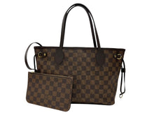 Load image into Gallery viewer, 極美品 LOUIS VUITTON ルイヴィトン ネヴァーフルPM 新型 トートバッグ N41359 ダミエ エベヌ キャンバス レザー 中古 4b007204