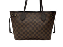 Load image into Gallery viewer, 極美品 LOUIS VUITTON ルイヴィトン ネヴァーフルPM 新型 トートバッグ N41359 ダミエ エベヌ キャンバス レザー 中古 4b007204
