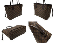 Load image into Gallery viewer, 極美品 LOUIS VUITTON ルイヴィトン ネヴァーフルPM 新型 トートバッグ N41359 ダミエ エベヌ キャンバス レザー 中古 4b007204