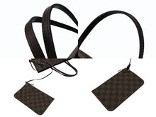 Load image into Gallery viewer, 極美品 LOUIS VUITTON ルイヴィトン ネヴァーフルPM 新型 トートバッグ N41359 ダミエ エベヌ キャンバス レザー 中古 4b007204