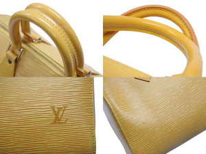 LOUIS VUITTON ルイヴィトン スピーディ25 ハンドバッグ ボストンバッグ M43019 エピレザー イエロー ゴールド金具 美品 中古 4b007207