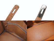Load image into Gallery viewer, 極美品 HERMES エルメス バーキン30 ハンドバッグ ヴォーエプソン ゴールド シルバー金具 ☐M刻印 中古 4b007208