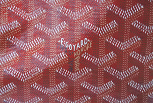 新品同様 GOYARD ゴヤール サンルイPM トートバッグ レッド PVC レザー STLOUIPMLTY02CL02P 中古 4b007210