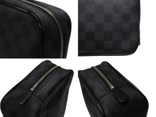 Load image into Gallery viewer, 極美品 LOUIS VUITTON ルイヴィトン トゥルース トワレ GM クラッチバッグ ダミエ コバルト N40484 シルバー金具 中古 4b007216