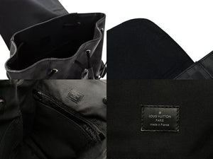LOUIS VUITTON ルイヴィトン リュック デイパック クリストファー MM ダミエグラフィット N41379 シルバー金具 美品 中古 4b007217