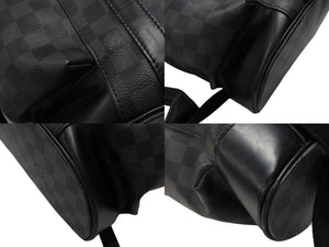 LOUIS VUITTON ルイヴィトン リュック デイパック クリストファー MM ダミエグラフィット N41379 シルバー金具 美品 中古 4b007217