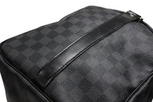 画像をギャラリービューアに読み込む, 極美品 LOUIS VUITTON ルイヴィトン ボストン キーポルバンドリエール45 ダミエグラフィット N41418 ブラック シルバー金具 4b007218