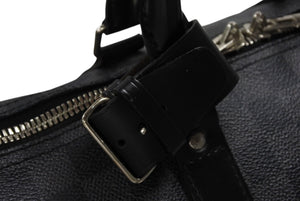 極美品 LOUIS VUITTON ルイヴィトン ボストン キーポルバンドリエール45 ダミエグラフィット N41418 ブラック シルバー金具 4b007218