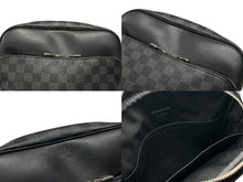 Load image into Gallery viewer, 極美品 LOUIS VUITTON ルイヴィトン ダミエグラフィット デイトンPM N41408 ショルダーバッグ ブラック シルバー金具 中古 4b007219
