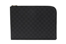 Load image into Gallery viewer, LOUIS VUITTON ルイヴィトン ポシェット ジュール GM ダミエ グラフィット N64437 ブラック グレー シルバー金具 PVC 美品 中古 4b007220
