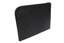Load image into Gallery viewer, LOUIS VUITTON ルイヴィトン ポシェット ジュール GM ダミエ グラフィット N64437 ブラック グレー シルバー金具 PVC 美品 中古 4b007220