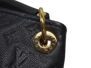 極美品 LOUIS VUITTON ルイヴィトン アーツィMM ハンドバッグ モノグラム アンプラント ネイビー M93448 ゴールド金具 中古 4b007224