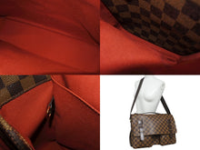 Load image into Gallery viewer, 極美品 LOUIS VUITTON ルイ ヴィトン ダミエ ブロードウェイ ショルダーバッグ N42270 ブラウン ゴールド金具 中古 4b007225