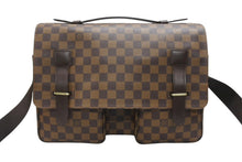 Load image into Gallery viewer, 極美品 LOUIS VUITTON ルイ ヴィトン ダミエ ブロードウェイ ショルダーバッグ N42270 ブラウン ゴールド金具 中古 4b007225