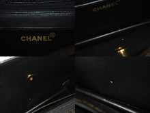 Load image into Gallery viewer, 極美品 CHANEL シャネル ワンショルダーバッグ 2番台 キャビアスキン ココマーク ブラック ヴィンテージ ゴールド金具 中古 4b007226
