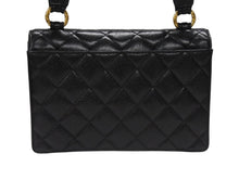 Load image into Gallery viewer, 極美品 CHANEL シャネル ワンショルダーバッグ 2番台 キャビアスキン ココマーク ブラック ヴィンテージ ゴールド金具 中古 4b007226