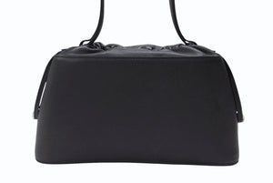 極美品 HERMES エルメス Douparis ドゥパリ ハンドバッグ ヴォ―エプソン ブラック □J刻印 シルバー金具 中古 4b007227
