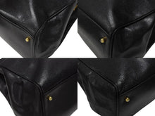 Load image into Gallery viewer, CHANEL シャネル スーパーモデル チェーン ショルダーバッグ ココマーク キャビアスキン ゴールド金具 ブラック 美品 中古 4b007228
