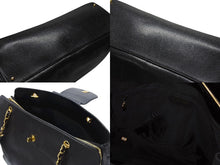 Load image into Gallery viewer, CHANEL シャネル スーパーモデル チェーン ショルダーバッグ ココマーク キャビアスキン ゴールド金具 ブラック 美品 中古 4b007228