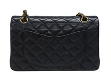 Load image into Gallery viewer, CHANEL シャネル マトラッセ23 Wフラップ Wチェーンショルダーバッグ 3番台 ココマーク ラムスキン ネイビー 美品 中古 4b007229