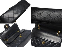 Load image into Gallery viewer, CHANEL シャネル マトラッセ23 Wフラップ Wチェーンショルダーバッグ 3番台 ココマーク ラムスキン ネイビー 美品 中古 4b007229