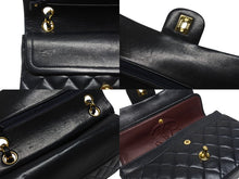 Load image into Gallery viewer, CHANEL シャネル マトラッセ23 Wフラップ Wチェーンショルダーバッグ 3番台 ココマーク ラムスキン ネイビー 美品 中古 4b007229