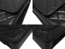 Load image into Gallery viewer, 極美品 CHANEL シャネル マトラッセ27 Wフラップ Wチェーンショルダーバッグ 0番台 ラムスキン ココマーク ブラック 中古 4b007230
