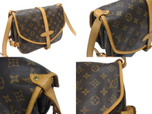 Load image into Gallery viewer, LOUIS VUITTON ルイヴィトン ソミュール30 ショルダーバッグ ブラウン モノグラム ロゴ 斜めがけ M42256 美品 中古 4b007236