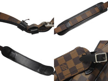 Load image into Gallery viewer, LOUIS VUITTON ルイヴィトン ダミエ アマゾン ショルダーバッグ N42703 マーカージュ シマウマ ブラウン シルバー金具 美品 中古 4b007241