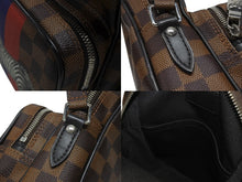 Load image into Gallery viewer, LOUIS VUITTON ルイヴィトン ダミエ アマゾン ショルダーバッグ N42703 マーカージュ シマウマ ブラウン シルバー金具 美品 中古 4b007241