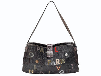 極美品 LOUIS VUITTON ルイヴィトン ルテス モノグラム コラージュ M95821 コレクション ワンショルダーバッグ レザー 中古 4b007242