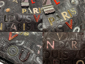 極美品 LOUIS VUITTON ルイヴィトン ルテス モノグラム コラージュ M95821 コレクション ワンショルダーバッグ レザー 中古 4b007242