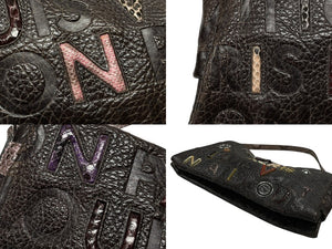 極美品 LOUIS VUITTON ルイヴィトン ルテス モノグラム コラージュ M95821 コレクション ワンショルダーバッグ レザー 中古 4b007242