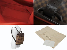 Load image into Gallery viewer, LOUIS VUITTON ルイ ヴィトン ダミエ ソーホー リュック デイパック N51132 ブラウン PVC レザー 美品 中古 4b007244