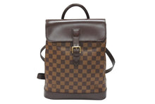 Load image into Gallery viewer, LOUIS VUITTON ルイ ヴィトン ダミエ ソーホー リュック デイパック N51132 ブラウン PVC レザー 美品 中古 4b007244