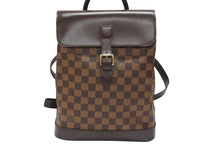 Load image into Gallery viewer, LOUIS VUITTON ルイ ヴィトン ダミエ ソーホー リュック デイパック N51132 ブラウン PVC レザー 美品 中古 4b007244