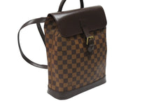 Load image into Gallery viewer, LOUIS VUITTON ルイ ヴィトン ダミエ ソーホー リュック デイパック N51132 ブラウン PVC レザー 美品 中古 4b007244