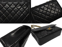 Load image into Gallery viewer, 極美品 CHANEL シャネル マトラッセ23 Wチェーンショルダーバッグ 3番台 ラムスキン ココマーク ブラック ゴールド金具 中古 4b007249