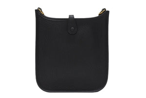 新品未使用 HERMES エルメス エブリン TPM ショルダーバッグ ブラック B刻 トリヨンクレマンス ゴールド金具 中古 4b007255