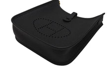 Load image into Gallery viewer, 新品未使用 HERMES エルメス エブリン TPM ショルダーバッグ ブラック B刻 トリヨンクレマンス ゴールド金具 中古 4b007255