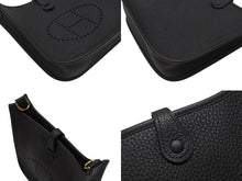 Load image into Gallery viewer, 新品未使用 HERMES エルメス エブリン TPM ショルダーバッグ ブラック B刻 トリヨンクレマンス ゴールド金具 中古 4b007255