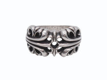Load image into Gallery viewer, 極美品 CHROME HEARTS クロムハーツ K&amp;T フローラルリング サイズ16号 重量16.6g シルバー925 中古 4b007260