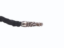 Load image into Gallery viewer, CHROME HEARTS クロムハーツ ボロチップ レザーブレード ネックレス 全長約93cm 重量約12.8g シルバー925 レザー 美品 中古 4b007263