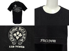 Load image into Gallery viewer, CHROME HEARTS クロムハーツ LAS VEGAS S/S TEE ラスベガス限定 半袖Tシャツ コットン ブラック サイズS 美品 中古 4b007265