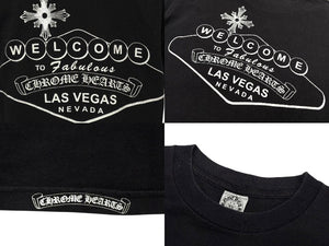 CHROME HEARTS クロムハーツ LAS VEGAS S/S TEE ラスベガス限定 半袖Tシャツ コットン ブラック サイズS 美品 中古 4b007265