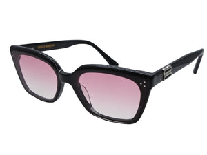 GENTLE MONSTER ジェントルモンスター アセテート ブラック ピンク サイズ63◻︎15 143 美品 中古 4b007268