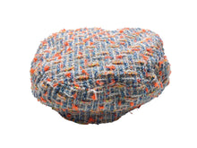 画像をギャラリービューアに読み込む, MAISON MICHEL メゾン・ミッシェル キャスケット マルチカラー ブルー ホワイト オレンジ系 サイズS 中古 4b007278