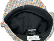 画像をギャラリービューアに読み込む, MAISON MICHEL メゾン・ミッシェル キャスケット マルチカラー ブルー ホワイト オレンジ系 サイズS 中古 4b007278