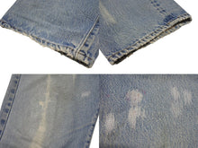 Load image into Gallery viewer, CHROME HEARTS クロムハーツ × LEVI&#39;S リーバイス デニムパンツ ジーンズ サイズ36 クロスボールボタン インディゴブルー 美品 中古 4b007281